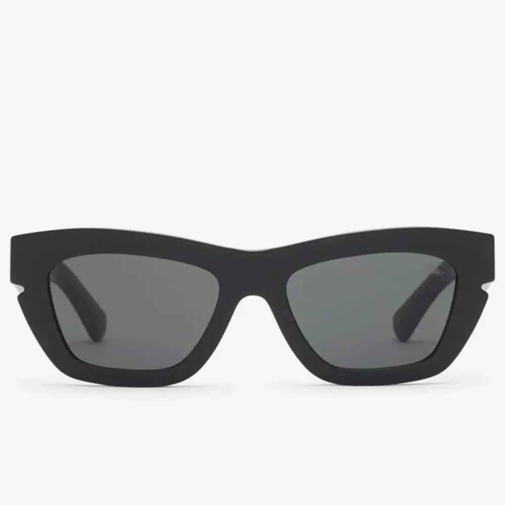 Burberry Inlaid Check Cat-eye Sunglasses Black New Gold Accents